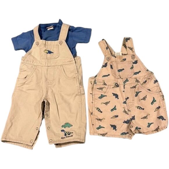 Carter's Baby Boy Size 6-9 Months Dinosaur Outfits Bundle - Picture 1 of 11